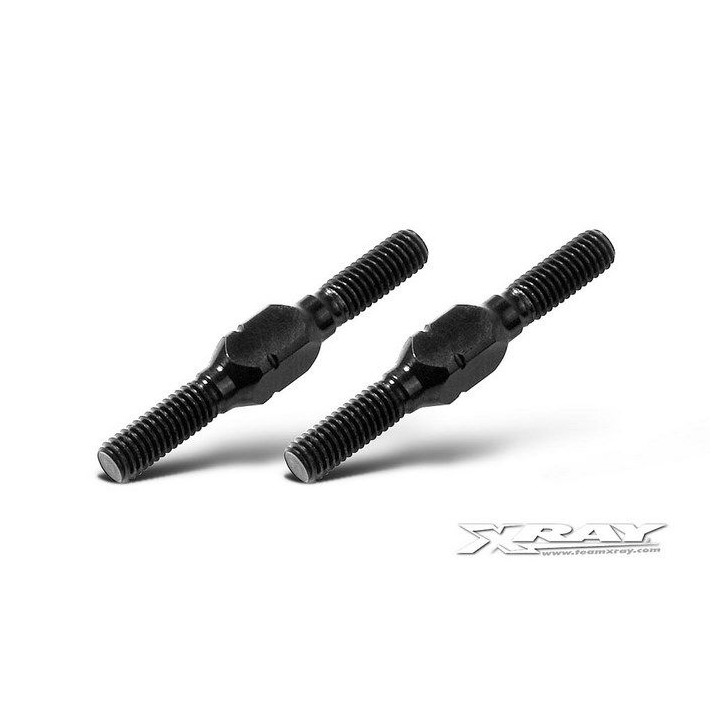 303212 Xray Alu Adj. Turnbuckle L/R 26 mm - Swiss 7075 T6 (2)