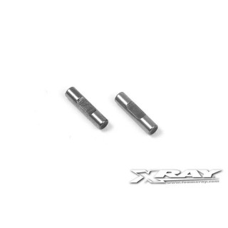 305393 Xray Ecs Drive Shaft Pin 2 X 8.5 With Flat Spot (2)