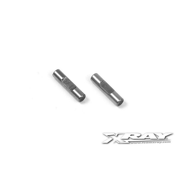305393 Xray Ecs Drive Shaft Pin 2 X 8.5 With Flat Spot (2)