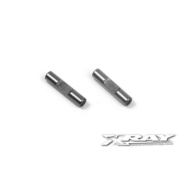305394 Xray Ecs Drive Shaft Pin 2 X 9 With Flat Spot (2)