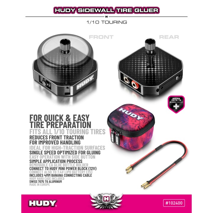 102400 Hudy Sidewall Tire Gluer 1/10 Touring