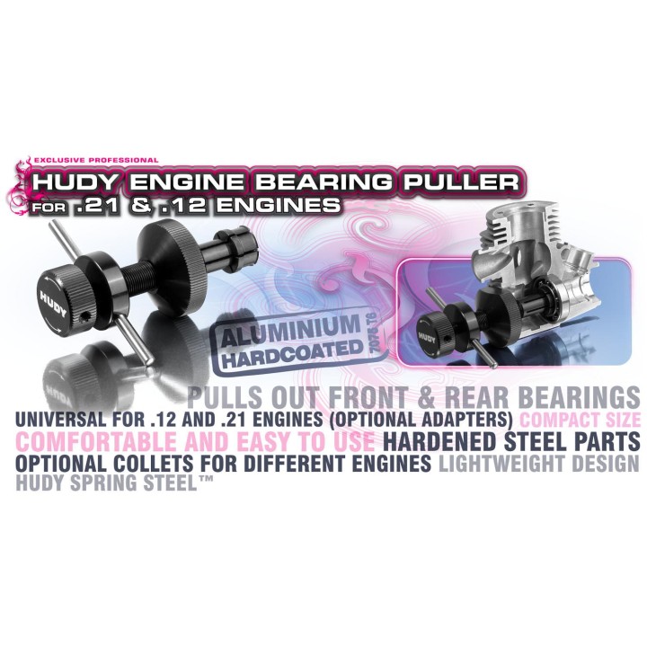 107051 Hudy Proffesional Engine Tool Kit For .21 Engine