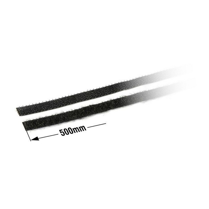 107872 Hudy Velcro Tape With Double Sided Tape 8X500mm