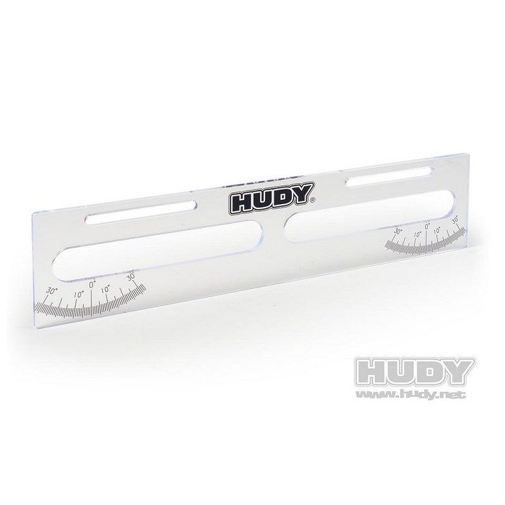 108041 Hudy Upside Measure Plate For 1/8 On-Road - V2