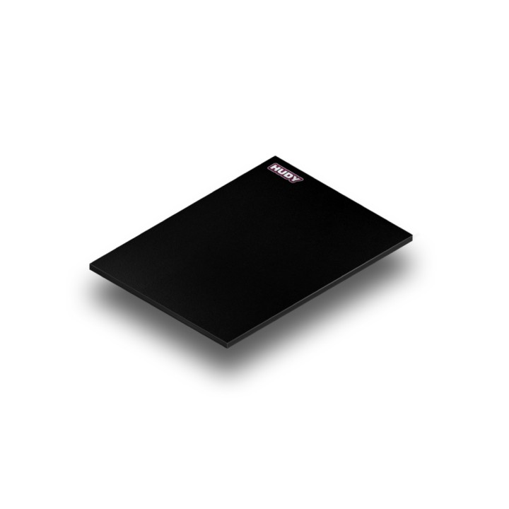108305 Hudy Set-Up Board 1/10 & 1/12 On-Road - Lightweight - Black