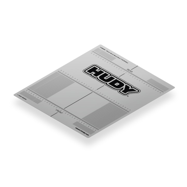 108660 Hudy Plastic Set-Up Board Decal 331X386mm - 1/10 Off-Road