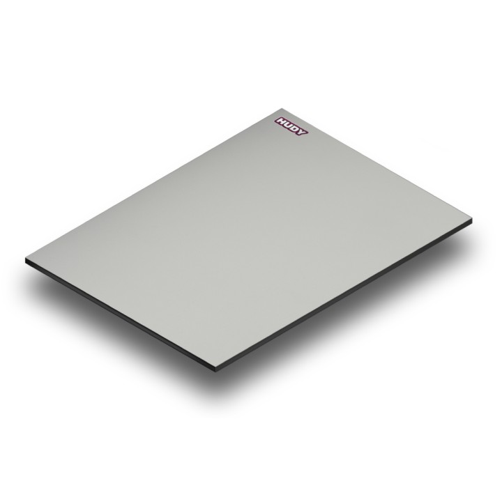 108701 Hudy Flat Set-Up Board For 1/8 Off-Road & Gt - Grey