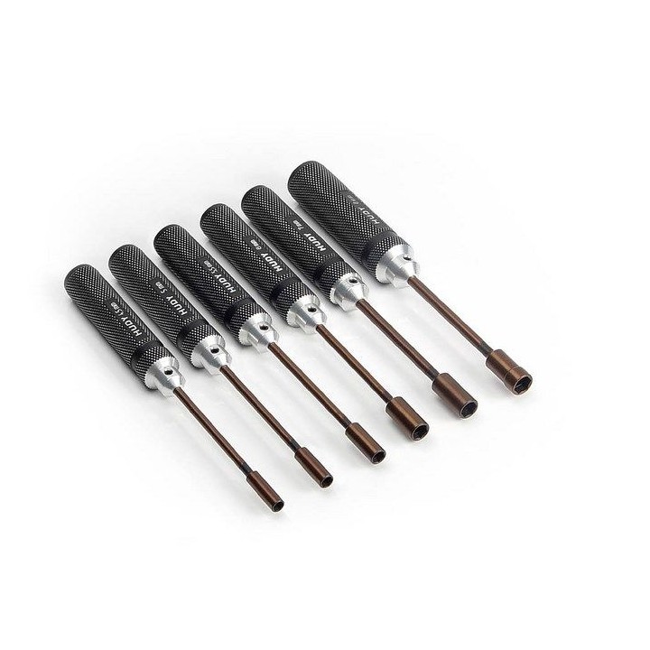 190170 Hudy Socket Driver Metric Set - 6 Pcs.
