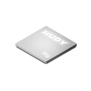 293086 Hudy Pure Tungsten Weight Thin - 24.5X24.5mm - 15G
