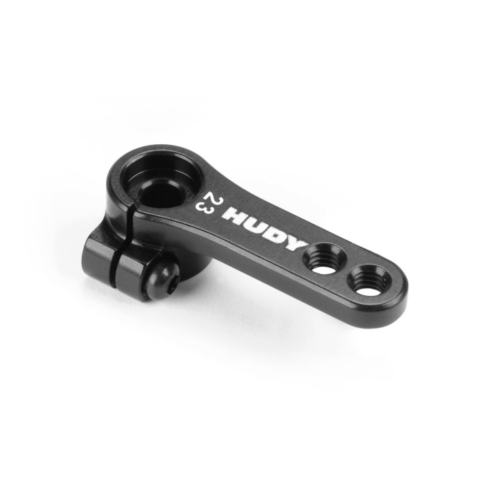 293411 Hudy Alu Clamp Servo Horn - 2-Hole - 23T