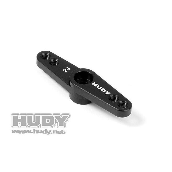 293495 Hudy Servo Horn - Hitec - Offset 2-Hole M3 - 24T