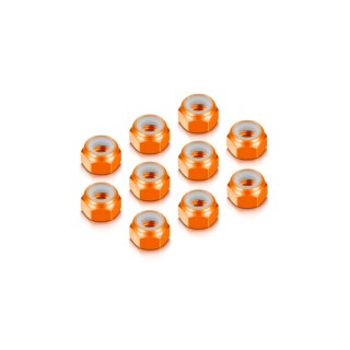 296540-O Hudy Alu Nut M4 - Orange (10)
