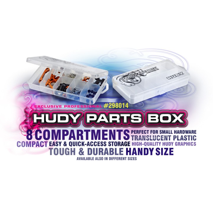 298014 Hudy Parts Box - 8-Compartments