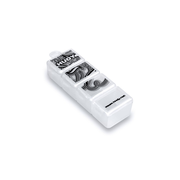 298016 Hudy Tiny Hardware Box - 4-Compartments