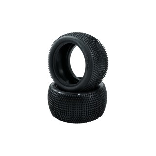 HR003-0261 Hot Race Pair Of 1/10 Tyres Minipin Medium Rear