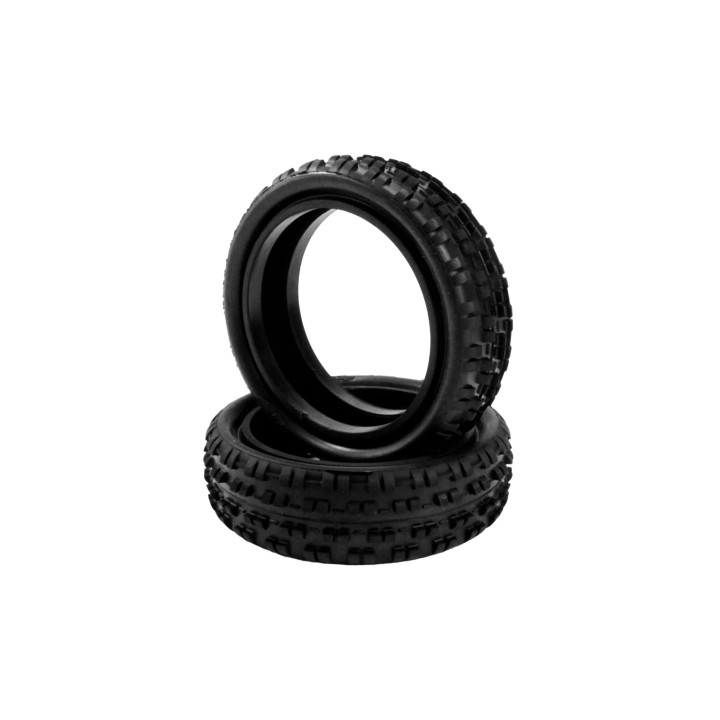 HR003-0371 Hot Race Pair Of 110 Tyres Astro 2Wd Medium Front
