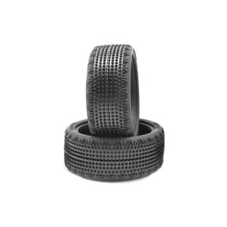 HR003-0491 Hot Race Pair Of 110 Tyres Carpet 4Wd Hard Front LP