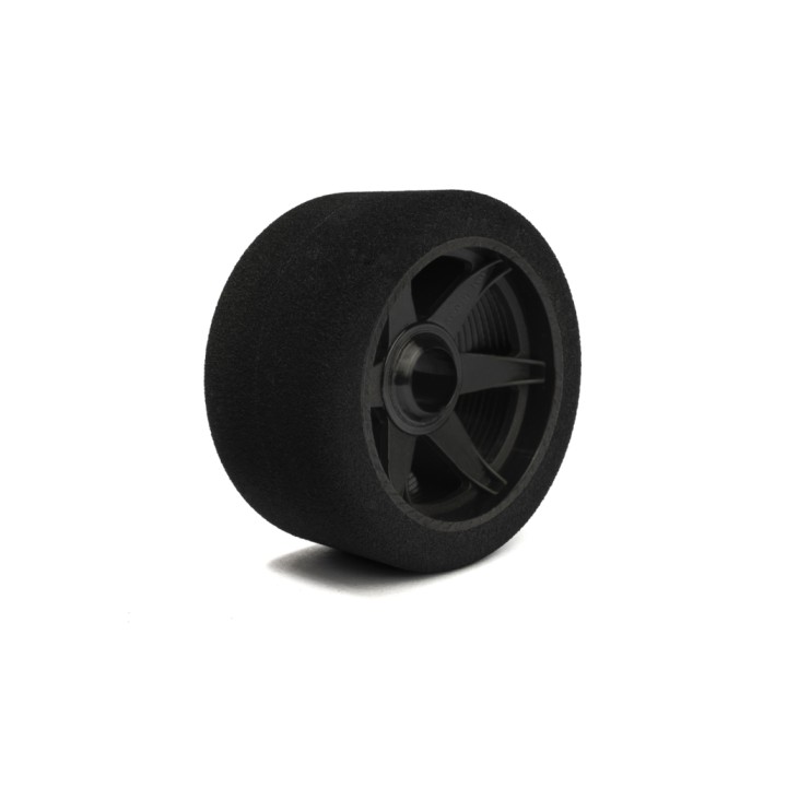 HR004-0131 Hot Race Pair Of Front Tyres 1/8 70.5mm Shore 32 Carbon