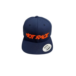 HR010-0202 Hot Race Hr Cap Us Style Bleu/Orange