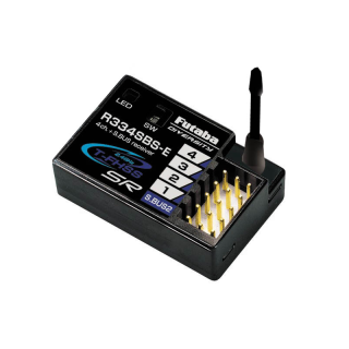 F01000685 Futaba Receiver R334Sbs-E Without Antenna