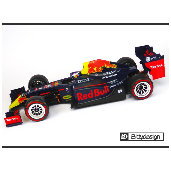 BDF1-T6R Bittydesign F1 Type-6R 1/10 Clear Body Light