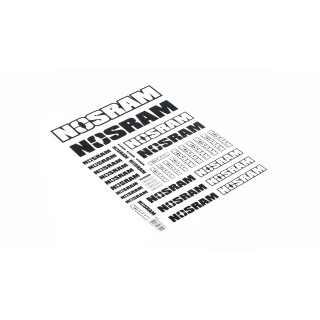N92421 Nosram Logo Decal Sheet 2 Xl Size A4