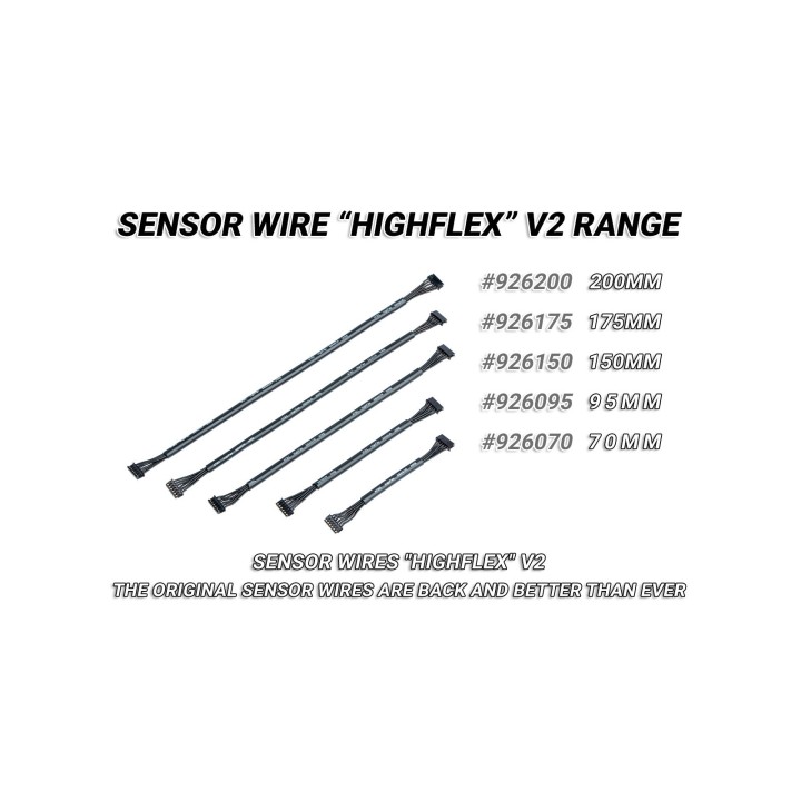 N926150 Nosram Sensor Wire Highflex 150mm V2