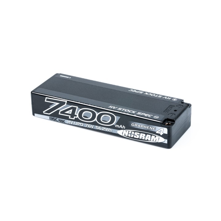 N999652 Nosram Lipo 7400Mah 2S Hv Stick Graphene 135C/65C