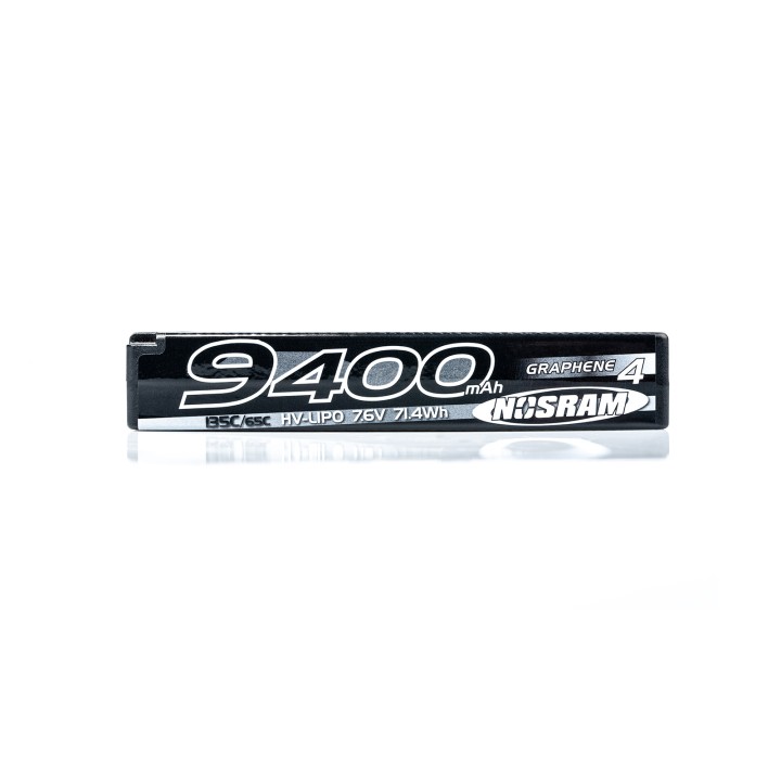 N999654 Nosram Lipo G4 9400Mah 2S Hv Stick Graphene 135C/65C