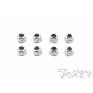 NSS-3LN T-Works Nickel M3 Lock Nuts (8Pcs.)