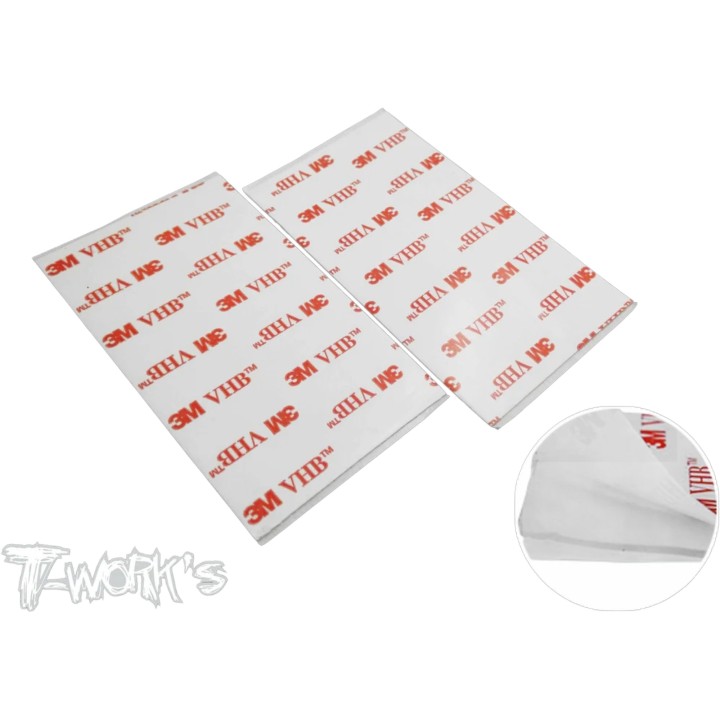 TA-082-05 T-Works Double Adhesive Tape (85mm X 50mm 2Pcs.)