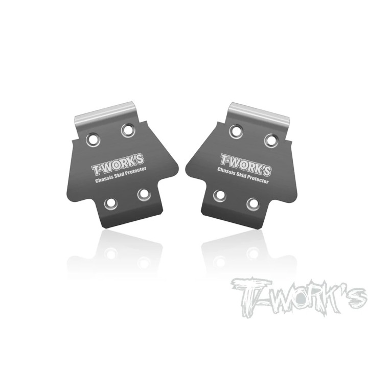 TO-235-RC8B4 T-Works Stainless Steel Front Chassis Skid Rc8B4