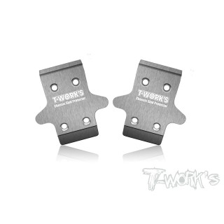 TO-235-XB823 T-Works Steel Front Chassis Skid (Xray Xb8) 2Pcs.