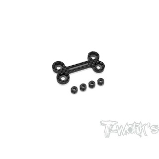 TO-328-A T-Works Graphite Wing Mount One Piece Adapter (Rc8B4)