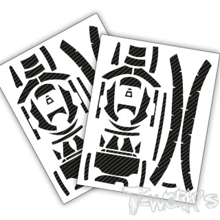 TS-054 T-Works 3D Graphite Sticker (For Smartcom Headset) 2Pcs.