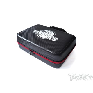 TT-075-C T-Works Compact Hard Case Parts Bag (L) 33*23*10Cm