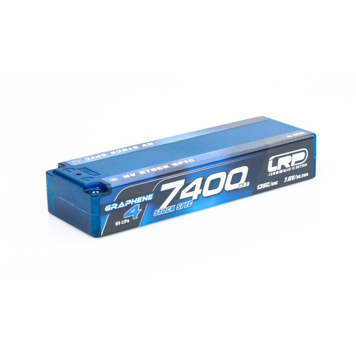 LRP431276 Lrp Hv Stock Spec Graphene-4 7400Mah 7.6V Lipo 135C/65C