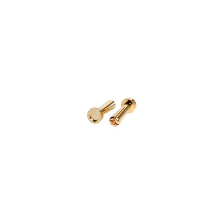 LRP65951 Lrp 4mm Gold Connectors - Worksteam - 18mm Length (10 Pcs.)