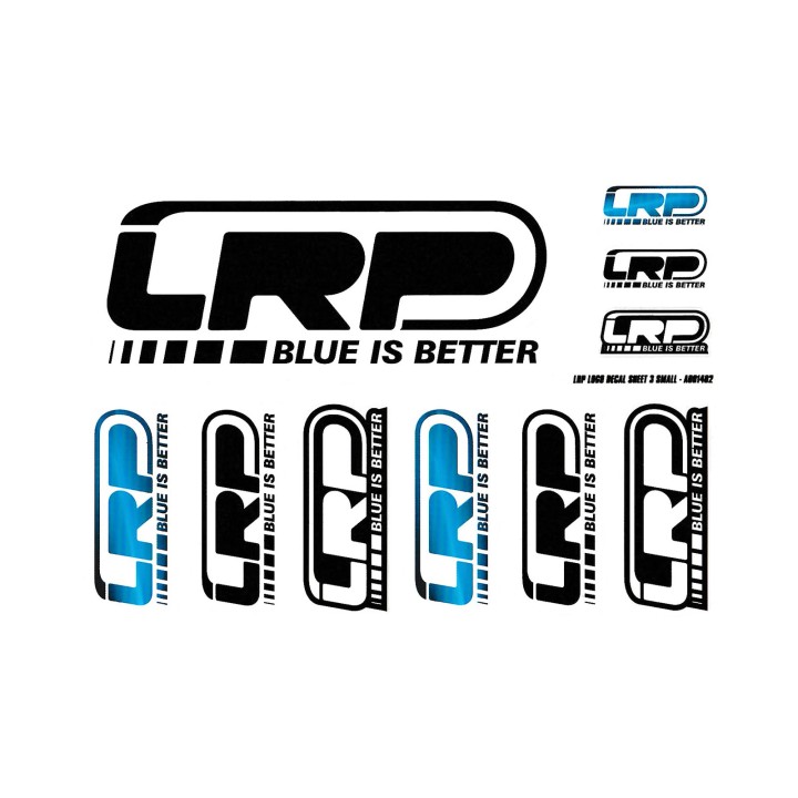 LRPA001402 Lrp Logo Decal Sheet 3 Small
