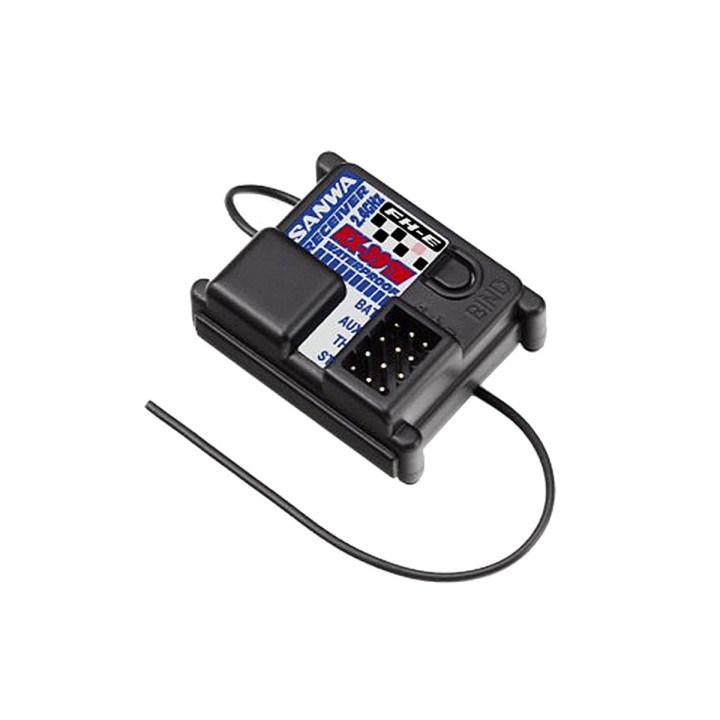 Sanwa RX-391W (2.4GHz, 3-Channel, FH-E) Waterproof Receiver