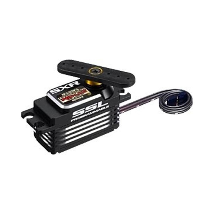 Sanwa PGS-LH2 Low Profile SXR Response 0.09s/15.6kg/7.4V BL Servo