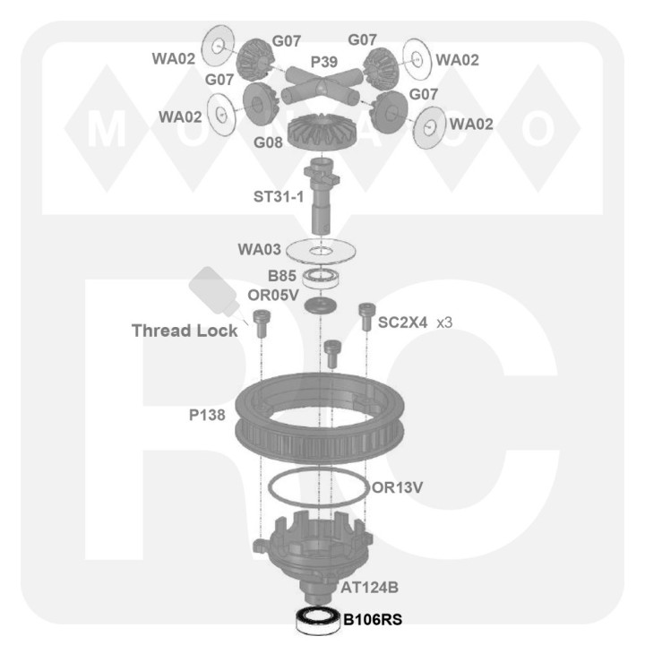 B106RS Awesomatix MR106RS Bearing (2)