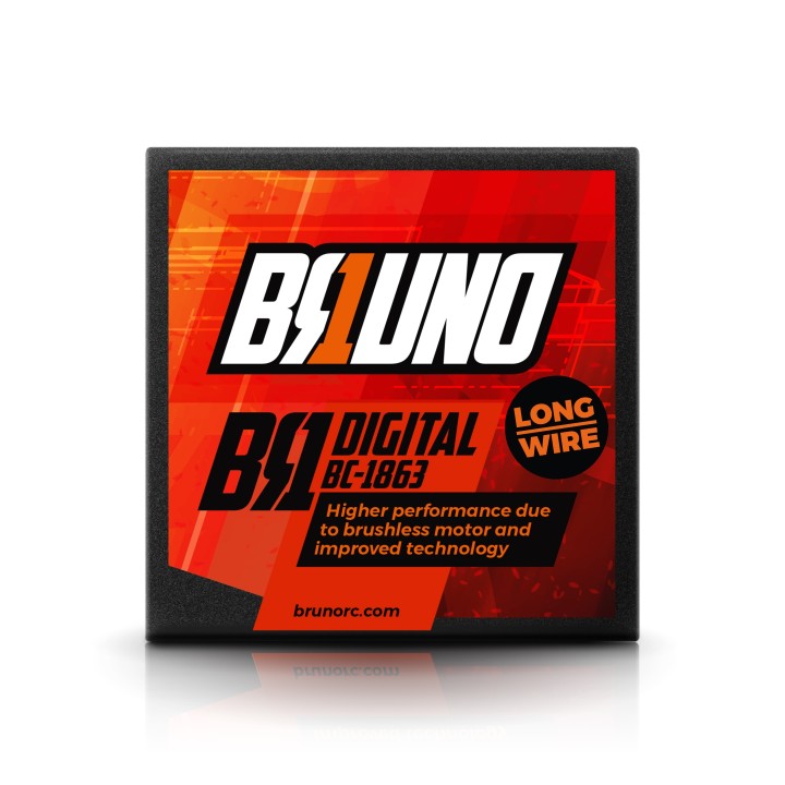 BRUNO Long Wire Low Profile High Speed Brushless Servo
