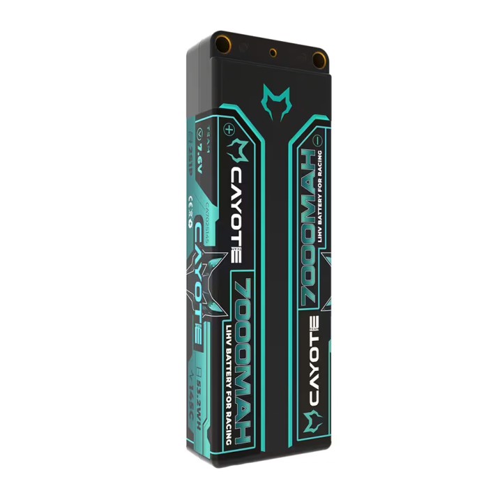 CAYOTE Racing 7000mAh 2S LiPo Battery 7,6V 145C 274g