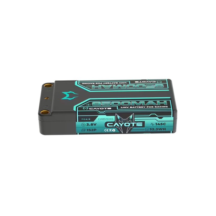 CAYOTE Racing 8500mAh 1S LiPo Battery 3,8V 145C 155g