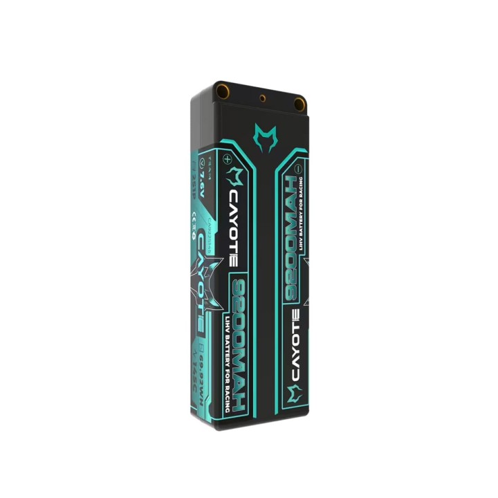 CAYOTE Racing 9200mAh 2S LiPo Battery 7,6V 145C 319g