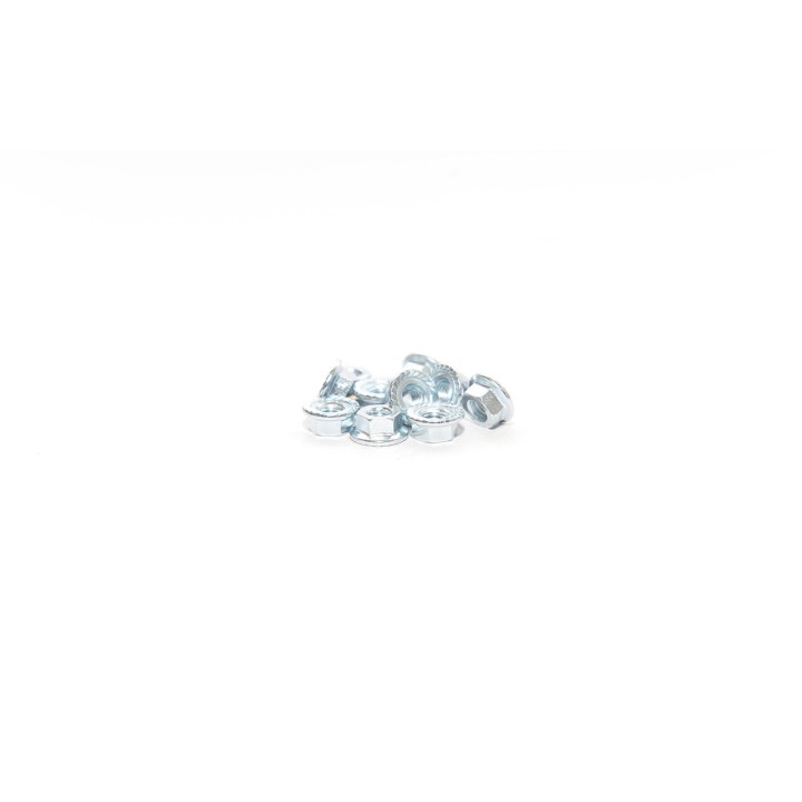 Capricorn 4Mm Flanged Wheel Nut (10 Pcs)