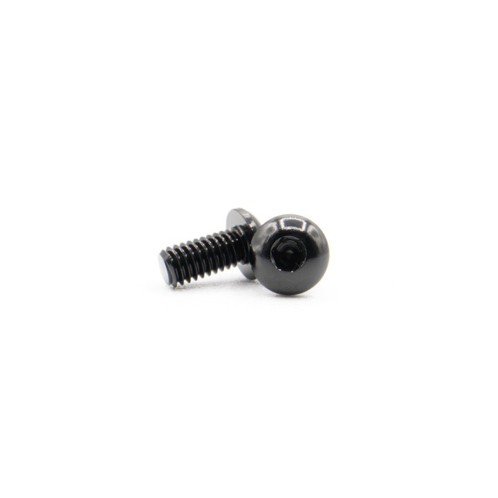 MonacoRC M3x6 Black Alloy Hex Socket Button Head Screw (10)