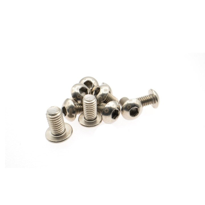 MonacoRC M3x6 Titanium Hex Socket Button Head Screw (10)