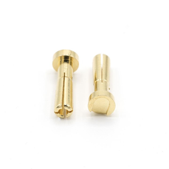 MonacoRC Gold Plated 4mm Bullet Banana Connector 18mm Long